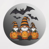 Halloween Gnome Labels ラベル (デザイン2)
