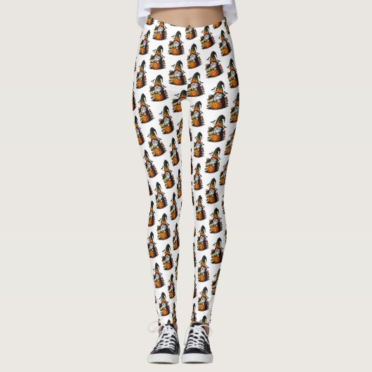 Halloween Gnome Leggings レギンス (正面)