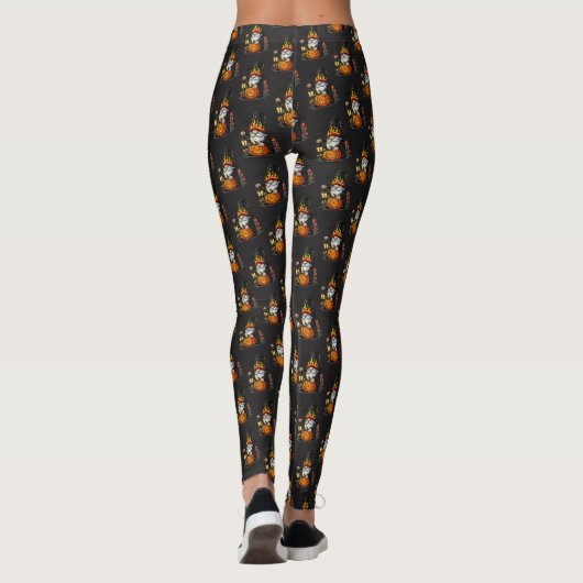 Halloween Gnome Leggings レギンス (裏面)