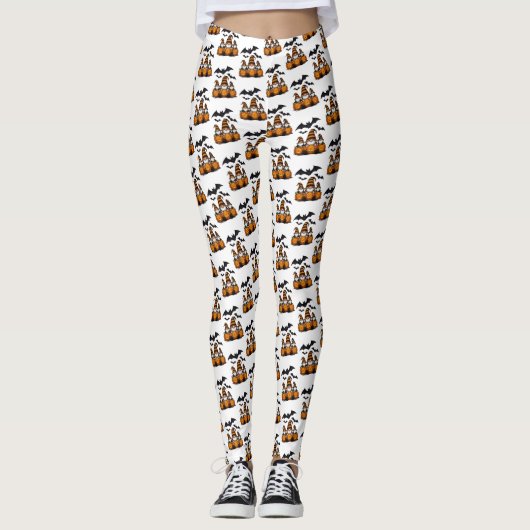 Halloween Gnome Leggings レギンス (正面)