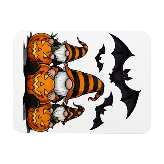 Halloween Gnome Magnet マグネット (横)