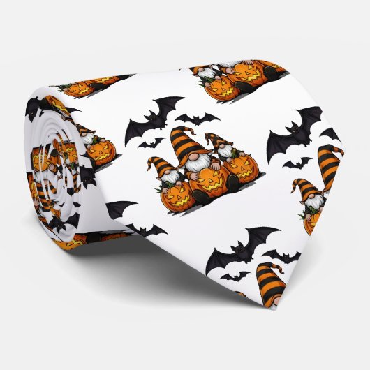 Halloween Gnome Neck Tie ネクタイ (ロール)