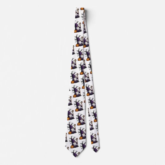 Halloween Gnome Neck Tie ネクタイ (正面)