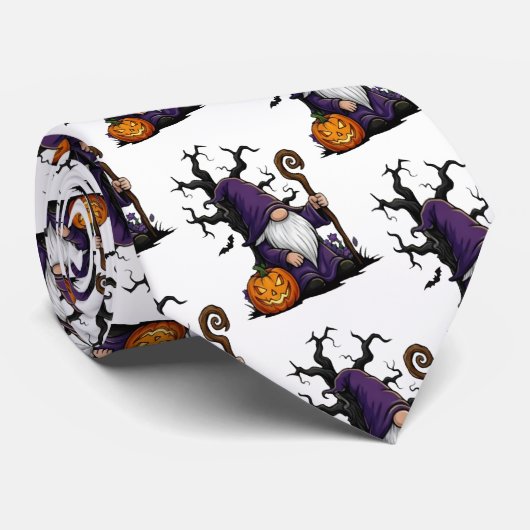 Halloween Gnome Neck Tie ネクタイ (ロール)