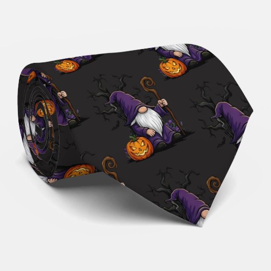 Halloween Gnome Neck Tie ネクタイ (ロール)