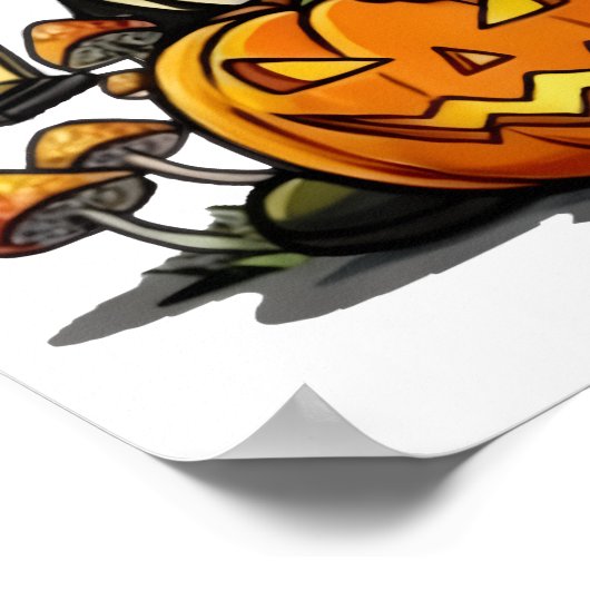 Halloween Gnome Poster ポスター (角)