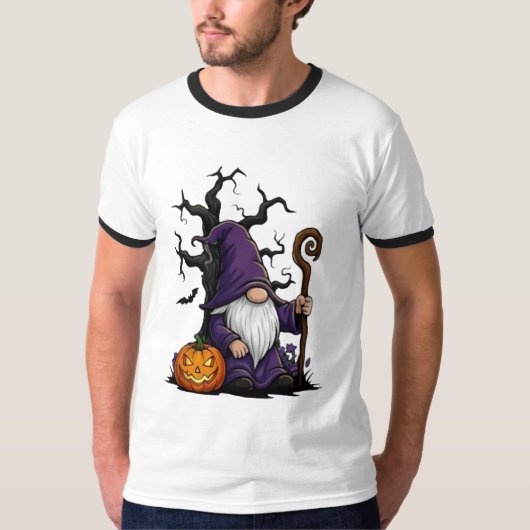 Halloween Gnome Ringer T-Shirt Tシャツ (正面)