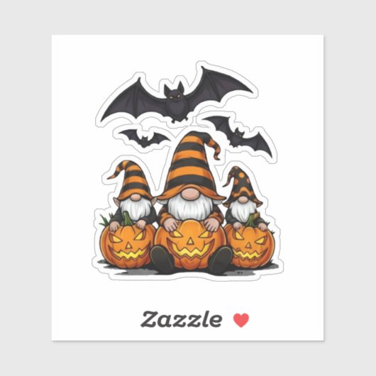 Halloween Gnome Sticker シール (シート)
