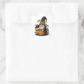 Halloween Gnome Sticker スクエアシール (バッグ)