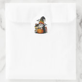 Halloween Gnome Sticker ラウンドシール (バッグ)