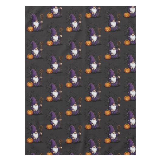 Halloween Gnome Tablecloth テーブルクロス (正面)