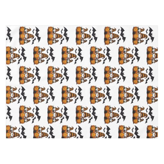 Halloween Gnome Tablecloth テーブルクロス (正面(横))