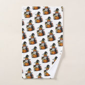 Halloween Gnome Towel Set バスタオルセット (ハンドタオル)