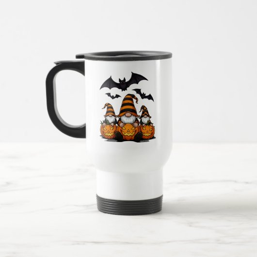 Halloween Gnome Travel/Commuter Mug トラベルマグ (左)