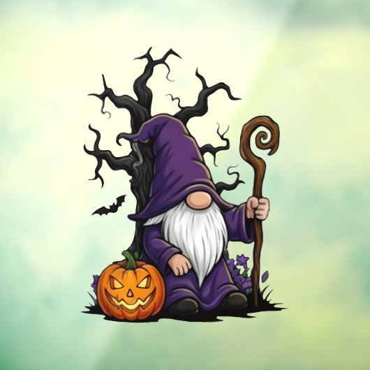 Halloween Gnome Window Cling ウィンドウサイン (シート3)
