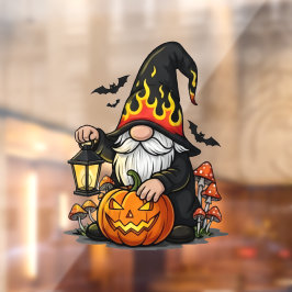 Halloween Gnome Window Cling ウィンドウサイン