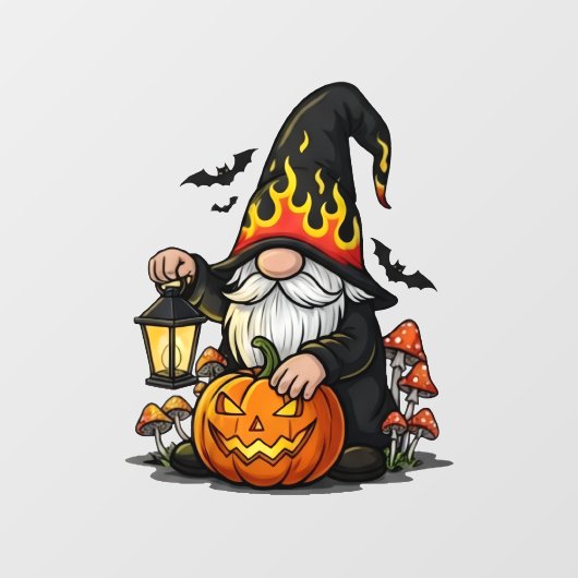 Halloween Gnome Window Cling ウィンドウサイン (シート)