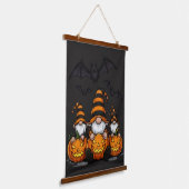 Halloween Gnome Wood Topped Wall Tapestry 吊り下げ型タペストリー (傾斜あり)