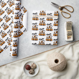 Halloween Gnome Wrapping Paper ラッピングペーパー