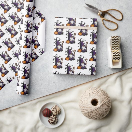 Halloween Gnome Wrapping Paper ラッピングペーパー (クラフト)