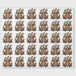 Halloween Gnomes Gift Wrap ラッピングペーパー