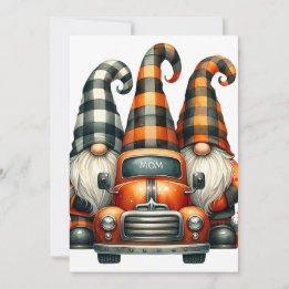 Halloween Gnomes Invitation 招待状