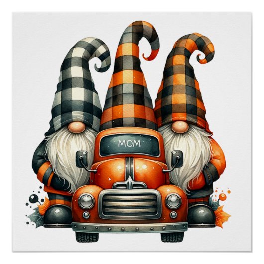 Halloween Gnomes Poster ポスター (正面)