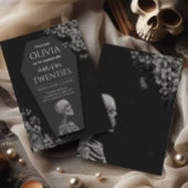 Halloween Gothic Death of her Twenties Birthday 招待状
