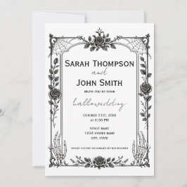 Halloween Gothic Spooky Wedding Invitation 招待状