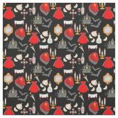 halloween gothic vampire garlic holy water fangs ファブリック (見本)