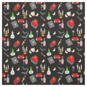 halloween gothic vampire hunter garlic dagger fang ファブリック (見本)