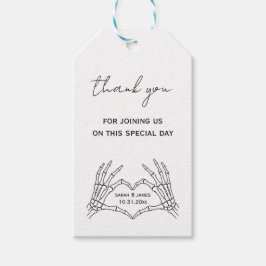 Halloween Gothic Wedding Favor Tags ギフトタグ