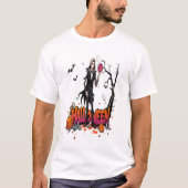 halloween graffiti art anime tシャツ (正面)