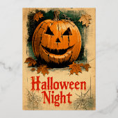 Halloween Graphic – 1960s Inspired Series 箔シーズンカード (正面)