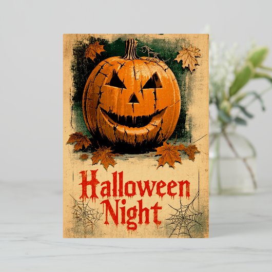 Halloween Graphic – 1960s Inspired Series 箔シーズンカード (立ち正面)