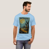 Halloween Graphic – 1960s Poster Style Tシャツ (正面フル)