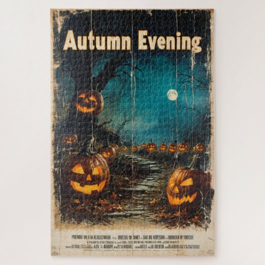 Halloween Graphic – Seasonal 1960s Inspired ジグソーパズル (縦)