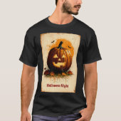 Halloween Graphic – Unique 1960s Style Tシャツ (正面)