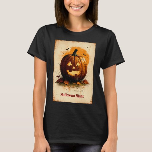 Halloween Graphic – Unique 1960s Style Tシャツ (正面)