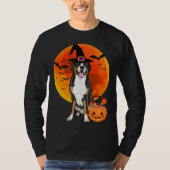 Halloween Greater Swiss Mountain Dog Jack O Lanter Tシャツ (正面)