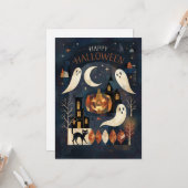 Halloween Greeting Card カード (正面/裏面インサイチュ)