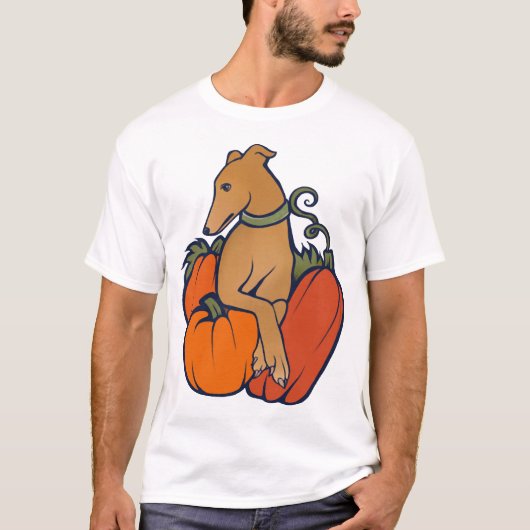 halloween greyhound tシャツ (正面)