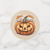 Halloween: Großer Kürbis -  コンフェッティ (スモール正面)