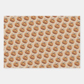 Halloween: Großer Kürbis -  ラッピングペーパーシート (正面3)