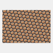 Halloween: Großer Kürbis -  ラッピングペーパーシート (正面2)