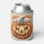 Halloween: Großer Kürbis -  缶クーラー (缶正面)
