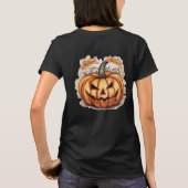 Halloween: Großer Kürbis -  Tシャツ (裏面)