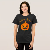 Halloween Hallow-Queen Jack-O-Lantern Custom  トライブレンドＴシャツ (正面全面)