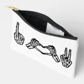 Halloween Hand Sign Language I Heart Peace アクセサリーポーチ (見開き)