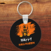Halloween Happy Halloween Birthday キーホルダー (正面)